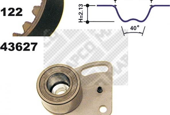 Mapco 23627 - Komplet zupčastog remena www.molydon.hr