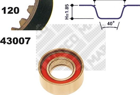 Mapco 23007 - Komplet zupčastog remena www.molydon.hr