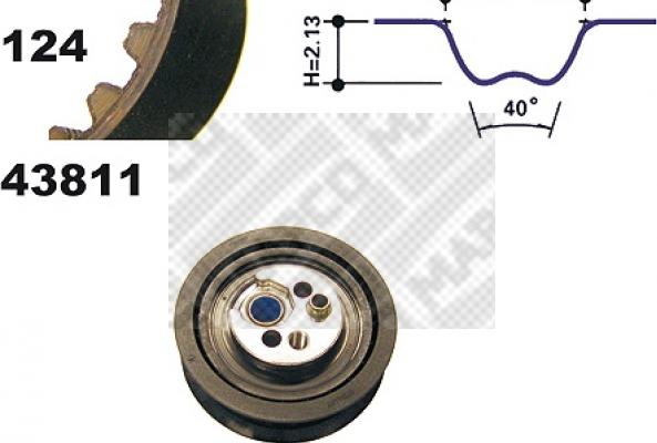 Mapco 23811 - Komplet zupčastog remena www.molydon.hr