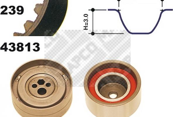 Mapco 23813 - Komplet zupčastog remena www.molydon.hr