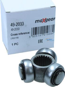 Maxgear 49-2033 - Trostrani Ležaj, Pogonska osovina www.molydon.hr