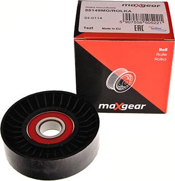 Maxgear 54-0114 - Vodeći valjak , klinasti rebrasti remen  www.molydon.hr