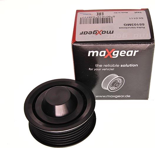 Maxgear 54-0111 - Vodeći valjak , klinasti rebrasti remen  www.molydon.hr