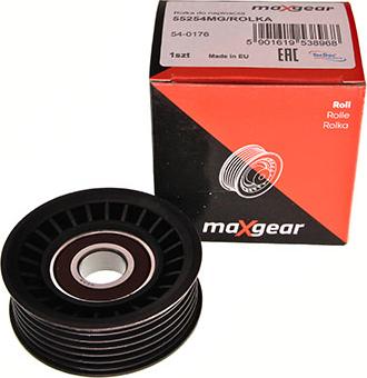 Maxgear 54-0176 - Vodeći valjak , klinasti rebrasti remen  www.molydon.hr