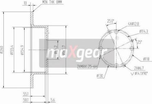 Maxgear 19-0920MAX - Kočioni disk www.molydon.hr