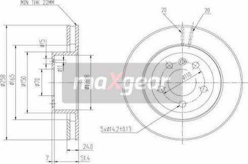 Maxgear 19-0740 - Kočioni disk www.molydon.hr