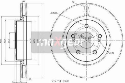 Maxgear 19-1952MAX - Kočioni disk www.molydon.hr