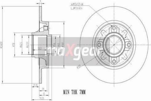 Maxgear 19-1969 - Kočioni disk www.molydon.hr