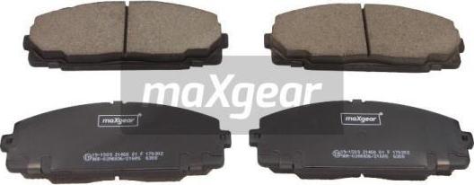 Maxgear 19-1509 - Komplet Pločica, disk-kočnica www.molydon.hr