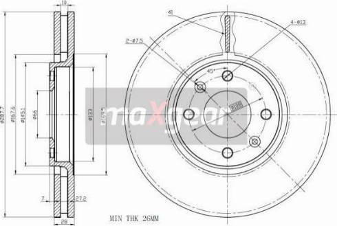 Maxgear 19-1067MAX - Kočioni disk www.molydon.hr