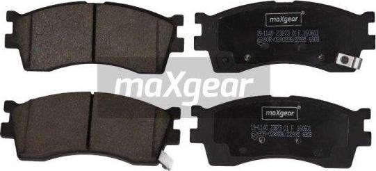 Maxgear 19-1140 - Komplet Pločica, disk-kočnica www.molydon.hr