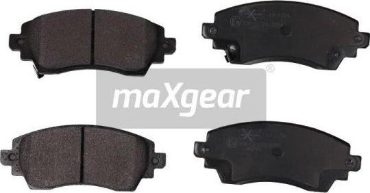 Maxgear 19-1154 - Komplet Pločica, disk-kočnica www.molydon.hr