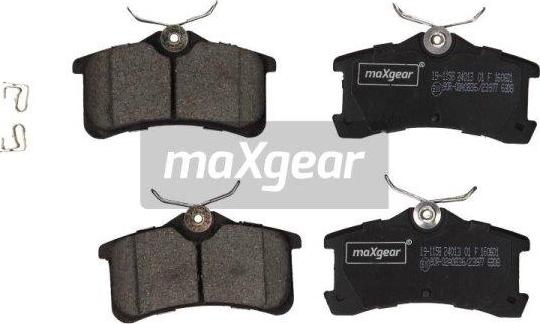 Maxgear 19-1158 - Komplet Pločica, disk-kočnica www.molydon.hr