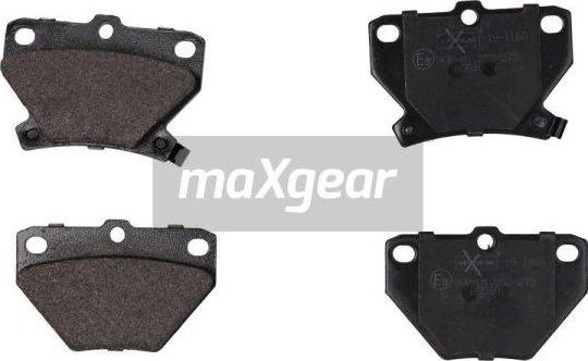 Maxgear 19-1160 - Komplet Pločica, disk-kočnica www.molydon.hr