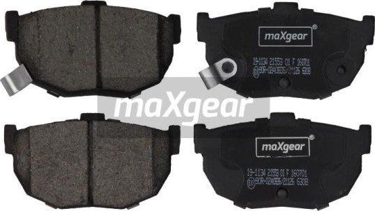 Maxgear 19-1134 - Komplet Pločica, disk-kočnica www.molydon.hr