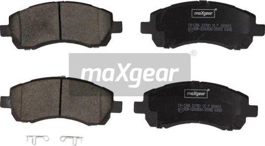 Maxgear 19-1396 - Komplet Pločica, disk-kočnica www.molydon.hr