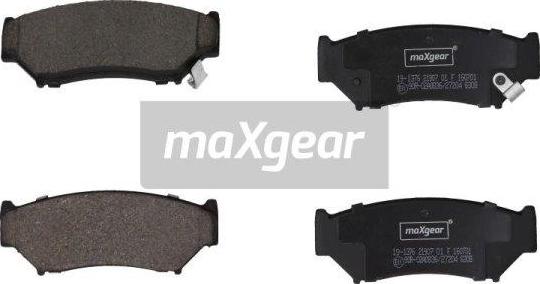 Maxgear 19-1376 - Komplet Pločica, disk-kočnica www.molydon.hr