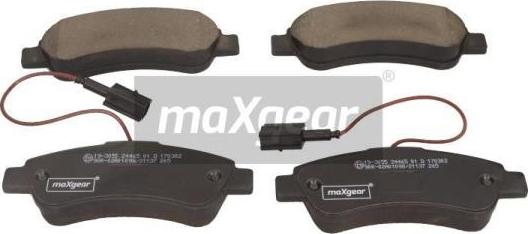 Maxgear 19-3055 - Komplet Pločica, disk-kočnica www.molydon.hr