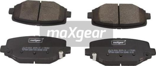 Maxgear 19-3034 - Komplet Pločica, disk-kočnica www.molydon.hr