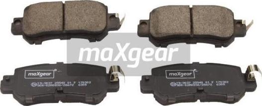 Maxgear 19-3037 - Komplet Pločica, disk-kočnica www.molydon.hr