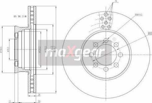 Maxgear 19-3148 - Komplet Pločica, disk-kočnica www.molydon.hr