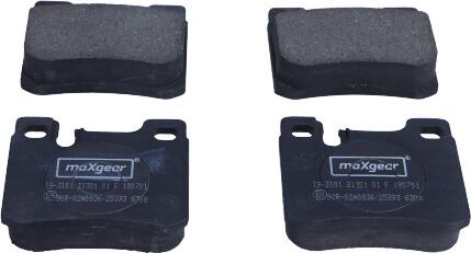 Maxgear 19-3101 - Komplet Pločica, disk-kočnica www.molydon.hr