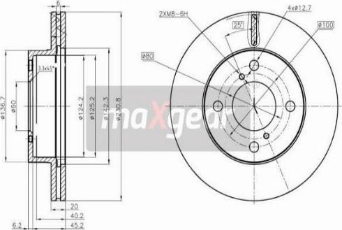 Maxgear 19-3346 - Kočioni disk www.molydon.hr