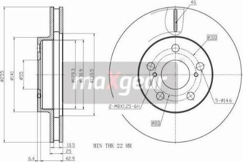 Maxgear 19-3340 - Kočioni disk www.molydon.hr