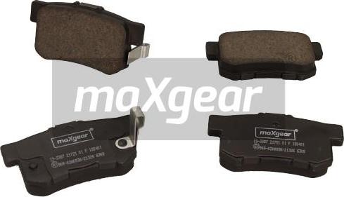 Maxgear 19-3387 - Komplet Pločica, disk-kočnica www.molydon.hr