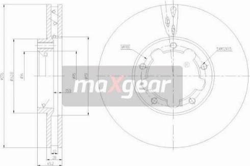 Maxgear 19-3337 - Kočioni disk www.molydon.hr