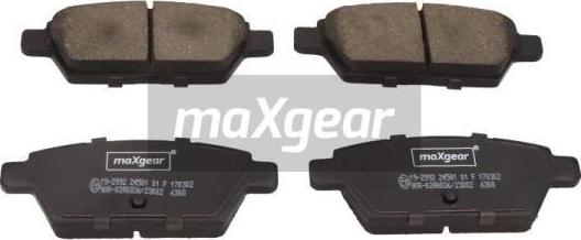 Maxgear 19-2992 - Komplet Pločica, disk-kočnica www.molydon.hr