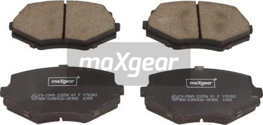 Maxgear 19-2949 - Komplet Pločica, disk-kočnica www.molydon.hr