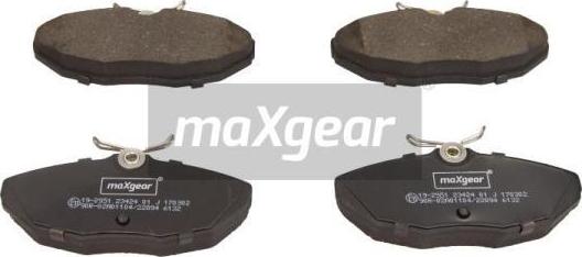 Maxgear 19-2951 - Komplet Pločica, disk-kočnica www.molydon.hr