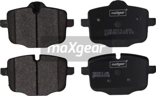 Maxgear 19-2905 - Komplet Pločica, disk-kočnica www.molydon.hr