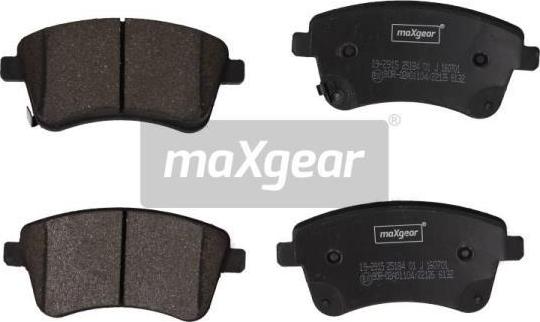 Maxgear 19-2915 - Komplet Pločica, disk-kočnica www.molydon.hr