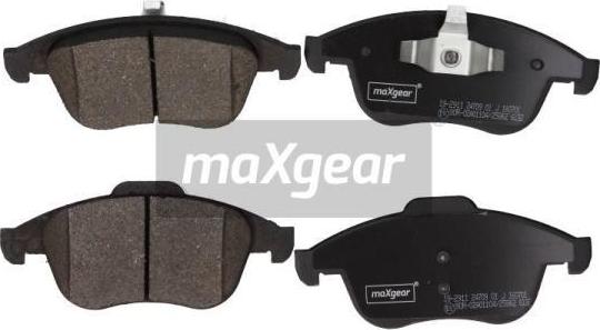 Maxgear 19-2911 - Komplet Pločica, disk-kočnica www.molydon.hr