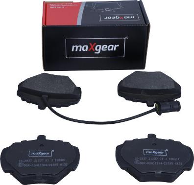 Maxgear 19-2937 - Komplet Pločica, disk-kočnica www.molydon.hr