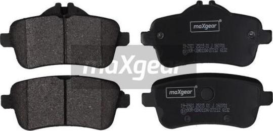 Maxgear 19-2921 - Komplet Pločica, disk-kočnica www.molydon.hr