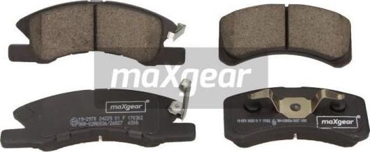 Maxgear 19-2978 - Komplet Pločica, disk-kočnica www.molydon.hr