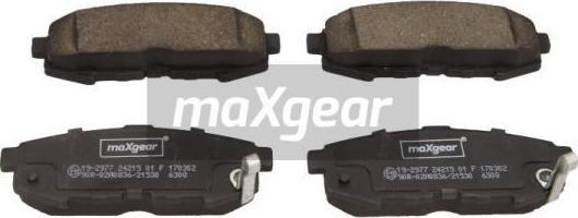 Maxgear 19-2977 - Komplet Pločica, disk-kočnica www.molydon.hr