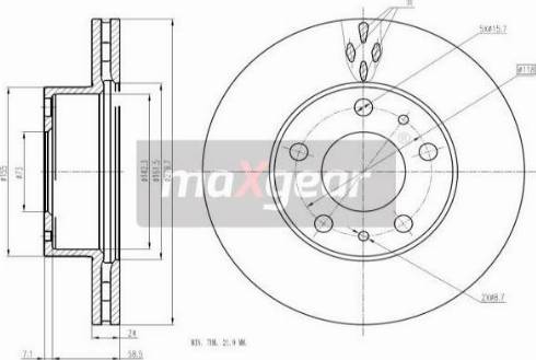 Maxgear 19-2001MAX - Kočioni disk www.molydon.hr