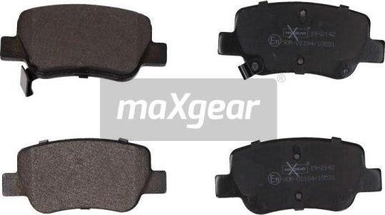 Maxgear 19-2142 - Komplet Pločica, disk-kočnica www.molydon.hr