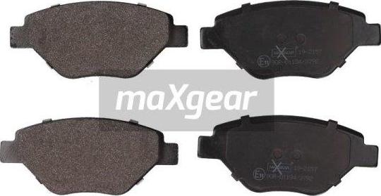 Maxgear 19-2157 - Komplet Pločica, disk-kočnica www.molydon.hr