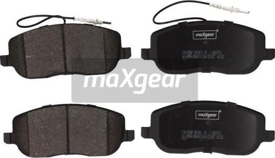 Maxgear 19-2892 - Komplet Pločica, disk-kočnica www.molydon.hr