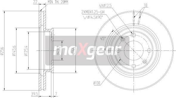 Maxgear 19-2376MAX - Kočioni disk www.molydon.hr