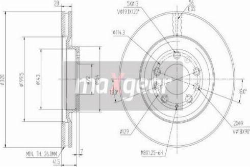 Maxgear 19-2247MAX - Kočioni disk www.molydon.hr