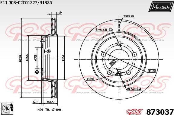 Maxtech 5275317 - Rukavac kotača, Ovjes kotača  www.molydon.hr