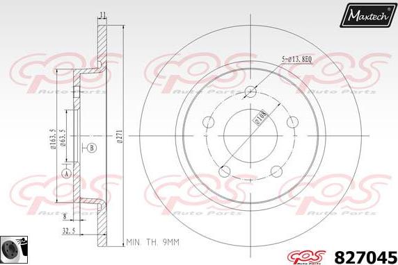 Maxtech 5271018 - Rukavac kotača, Ovjes kotača  www.molydon.hr