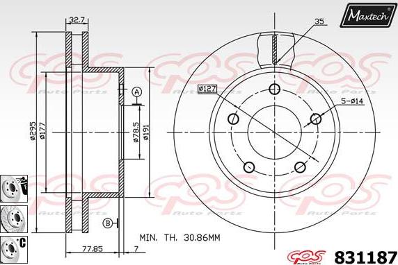 Maxtech 5271012 - Rukavac kotača, Ovjes kotača  www.molydon.hr