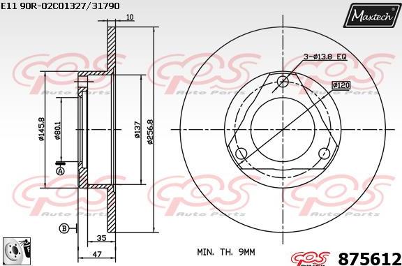 Maxtech 5271022 - Rukavac kotača, Ovjes kotača  www.molydon.hr